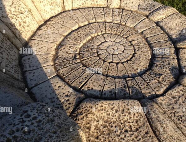 Batu Alam Berbentuk Spiral